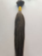 Thumbnail: bulk Grey Human Hair Extensions