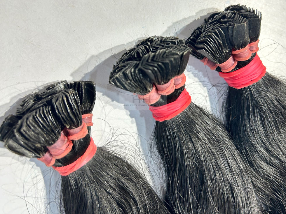 Miniatura: Raw indian K-tip hair extensions