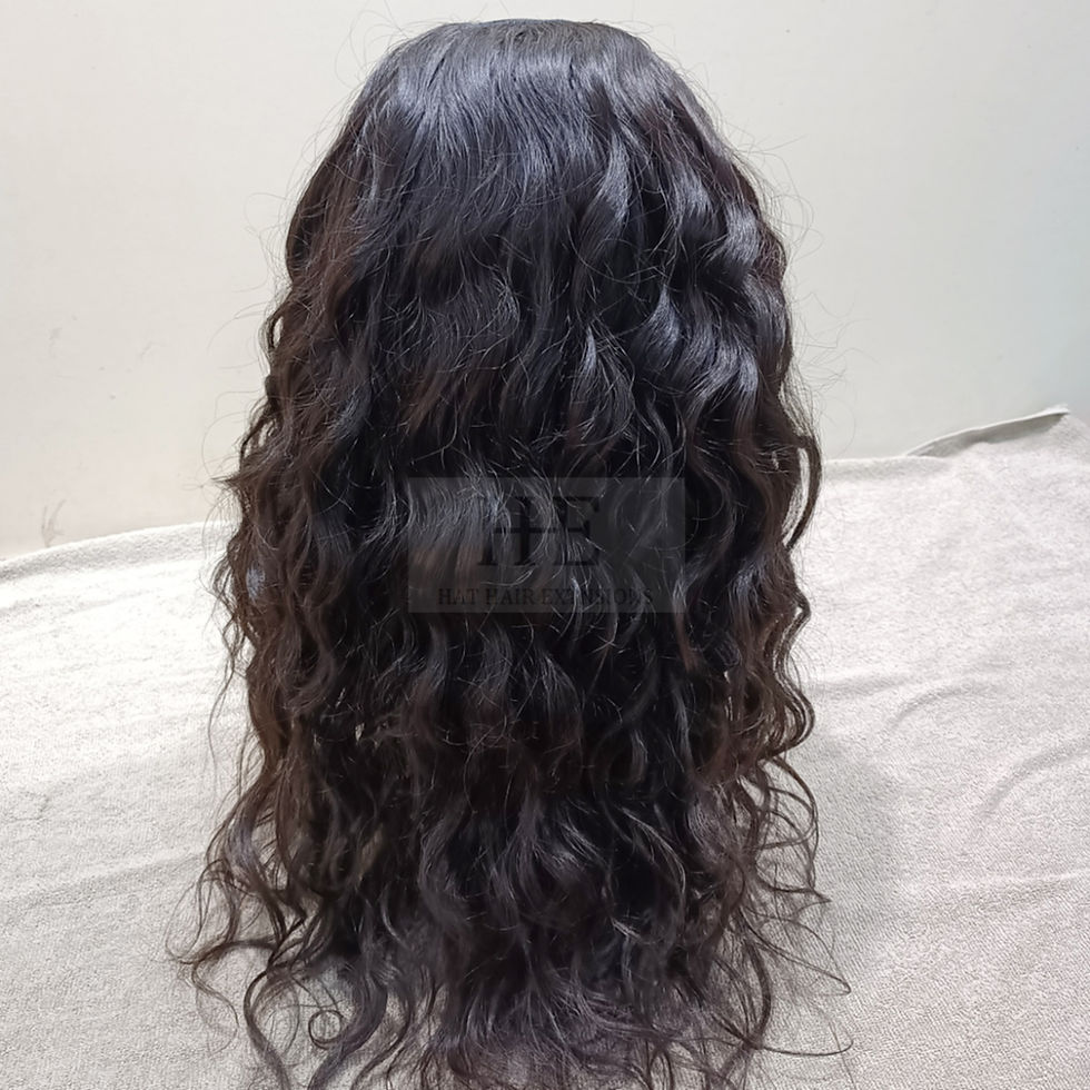 Miniatura: Wavy human hair lace wigs