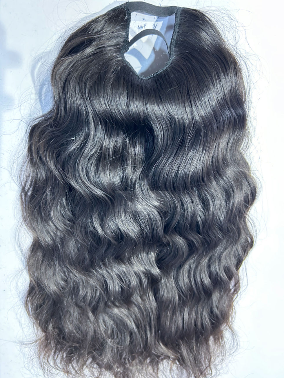 Raw Indian Wavy Human Hair U Part Wig