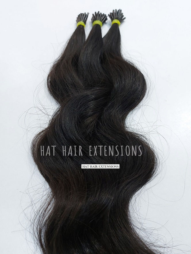 Miniatura: body wavy human hair extensions 