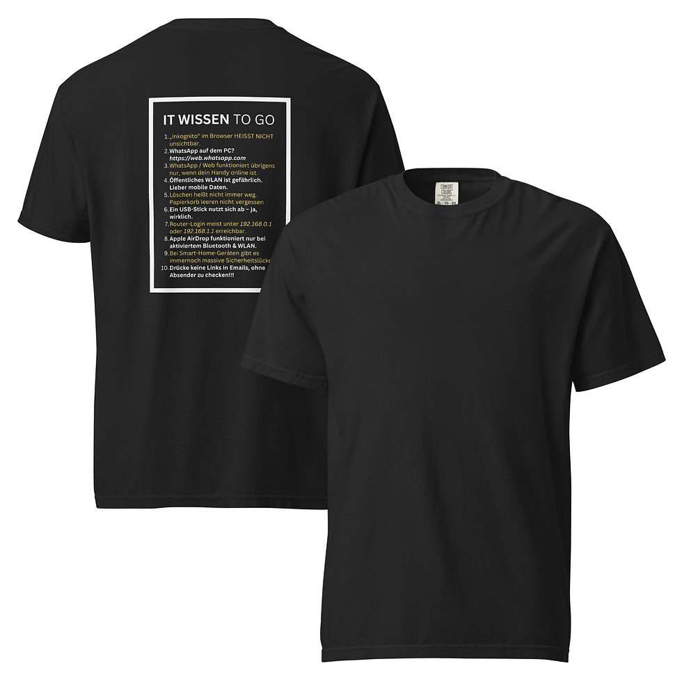 Informatiker T-Shirt, IT Shirt, ITGenossen, ITGenossen.ch, IT Wissen, IT Spruch, IT T-Shirt