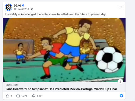 Simpsons, Portugal, Mexiko und die WM. Alle vier Jahre grüßt das Murmeltier