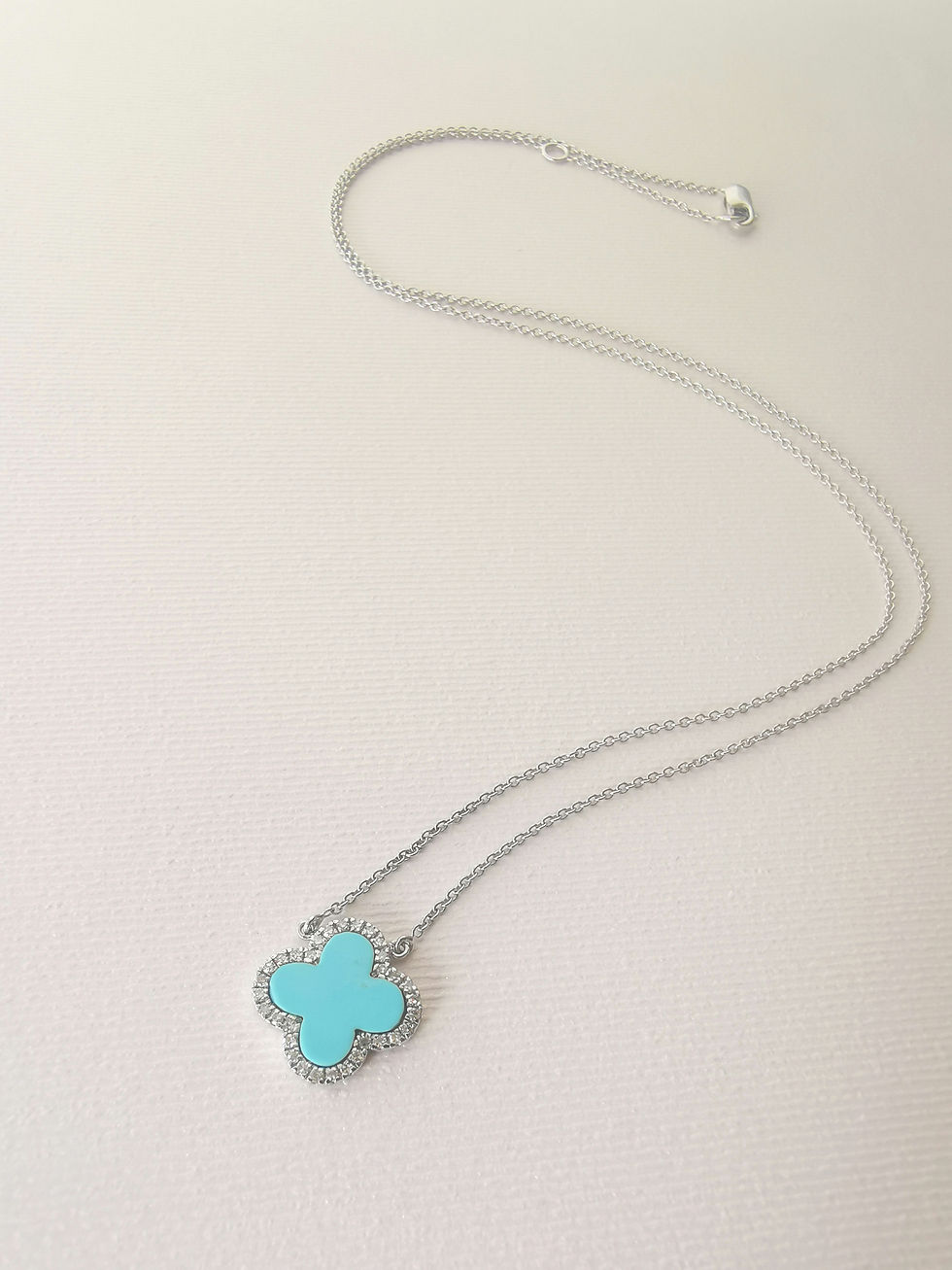 Thumbnail: Turquoise Diamond necklace