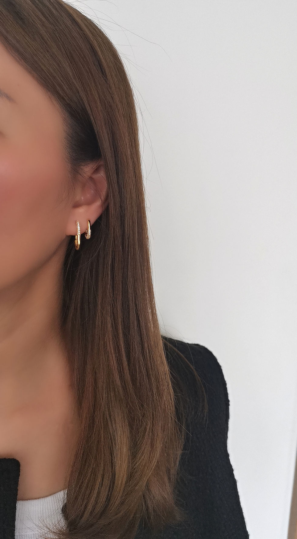 Thumbnail: Elise Oval Large Hoop