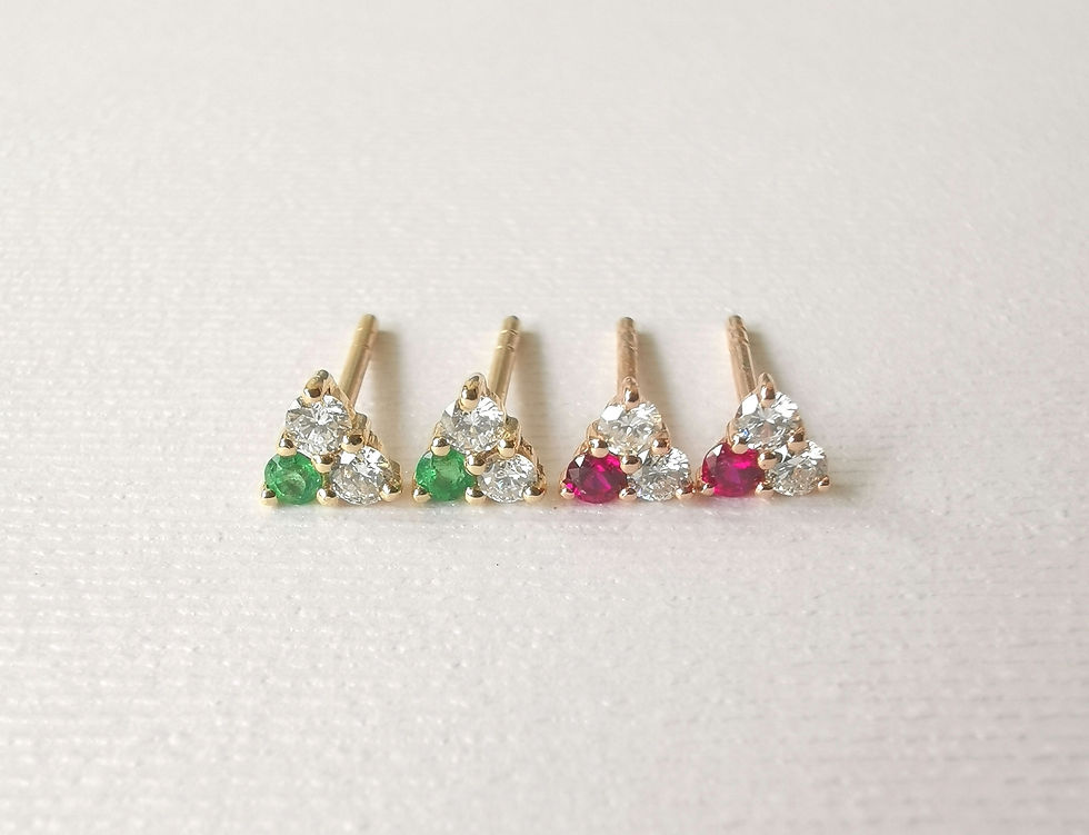 Thumbnail: Triology Diamond & Gemstone studs 