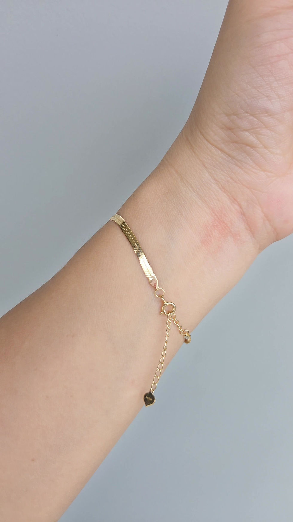 Thumbnail: 18K Herringbone Bracelet- Bold & Beautiful