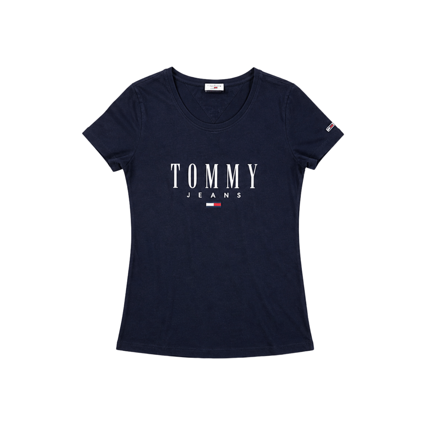 טי-שירט Tommy Hilfiger בגוון נייבי