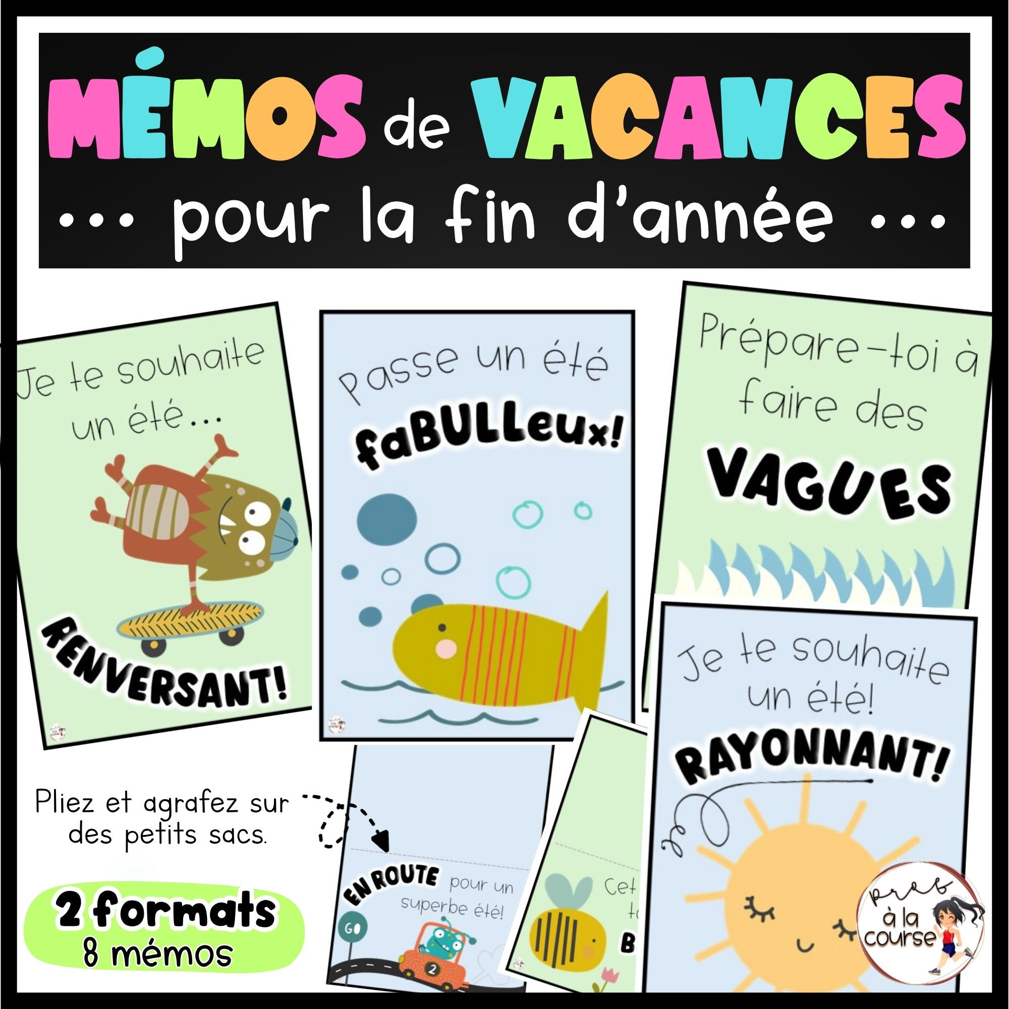 Messages mémos de fin d'année