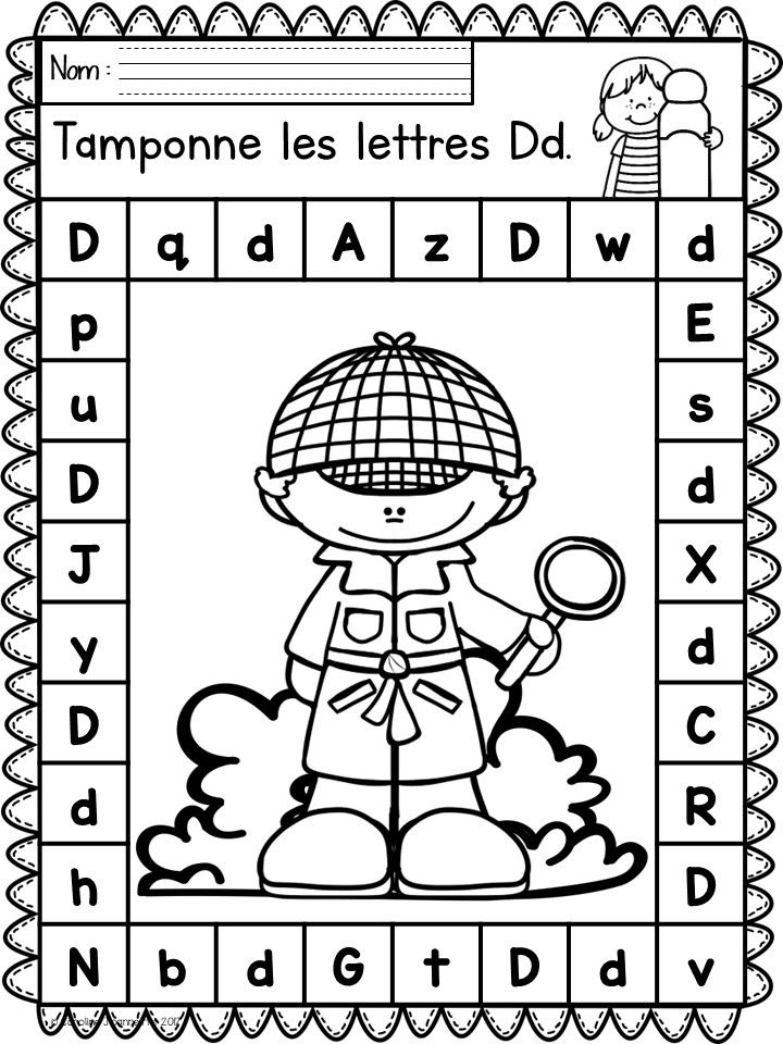 Miniature : Alphabet Tamponne les lettres