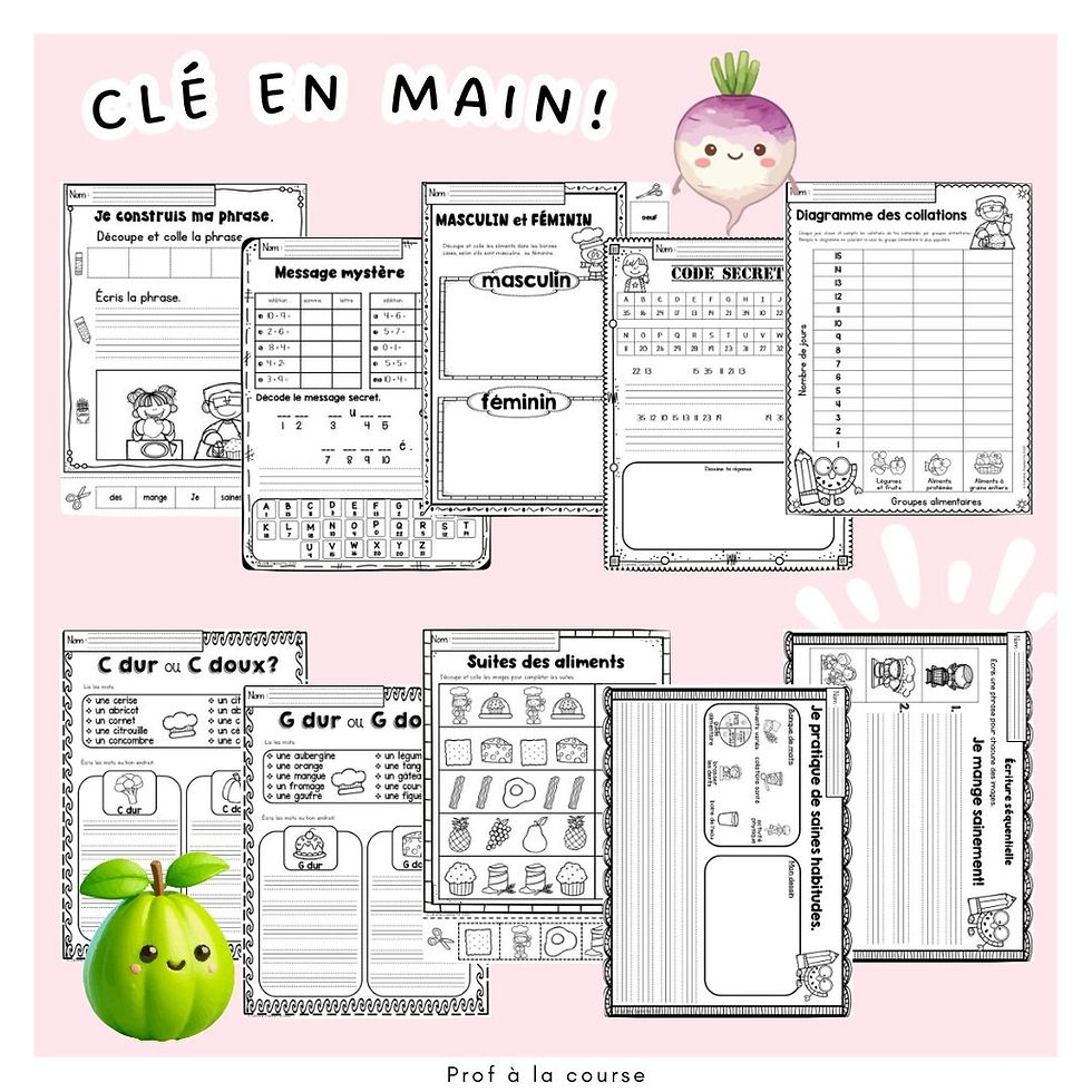 Miniature : Alimentation Activités pour le mois de la nutrition
