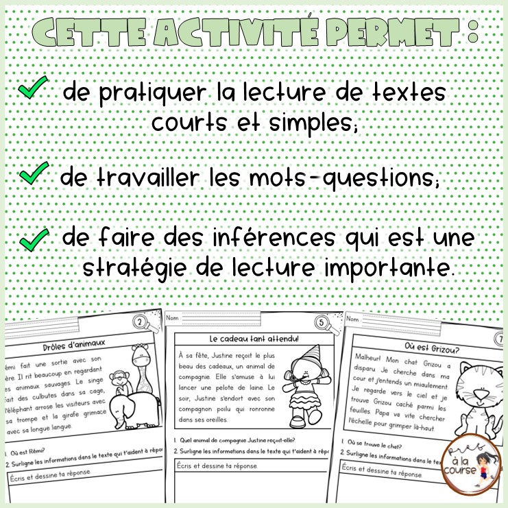 Miniature : Compréhension de lecture