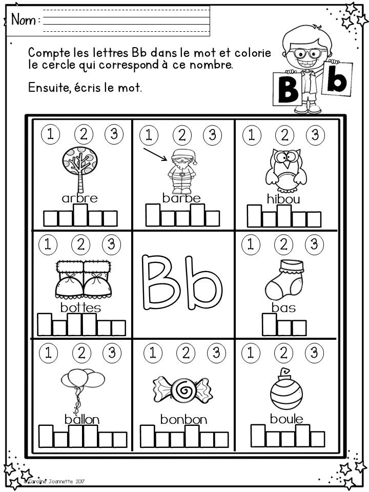 Miniature : Alphabet Compte et écris les lettres