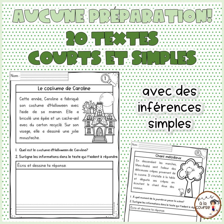 Miniature : Compréhension de lecture