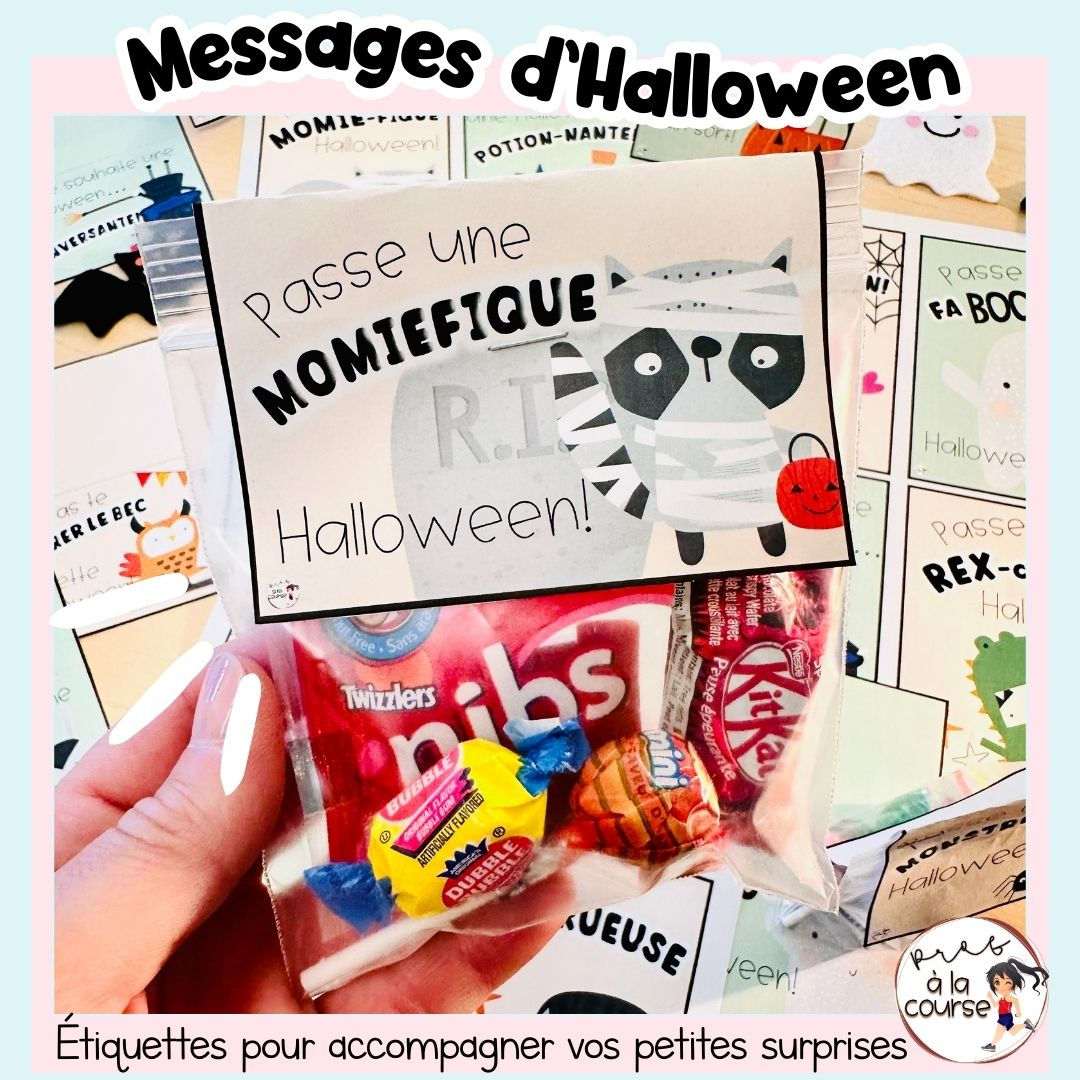 Cartes messages de l'Halloween