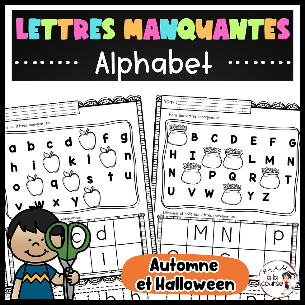 L'ordre alphabétique Automne et Halloween