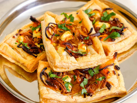 Caramelized Onion & Goat Cheese Tarts