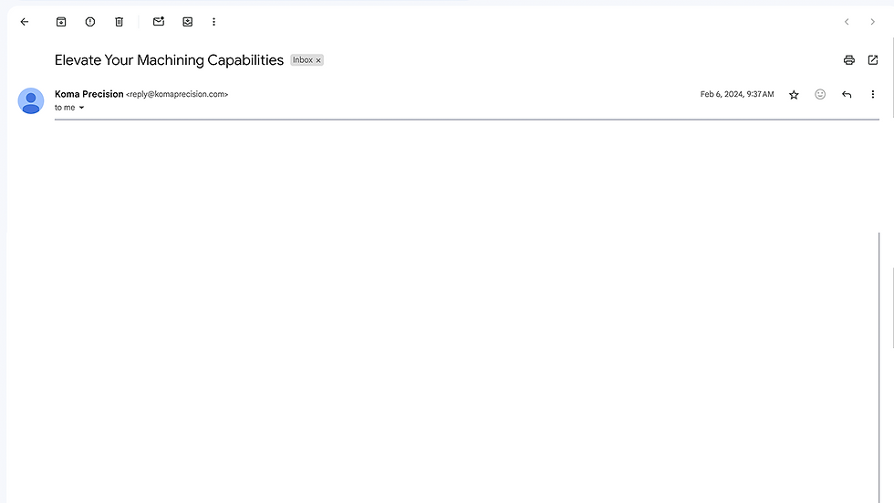 Mock Email