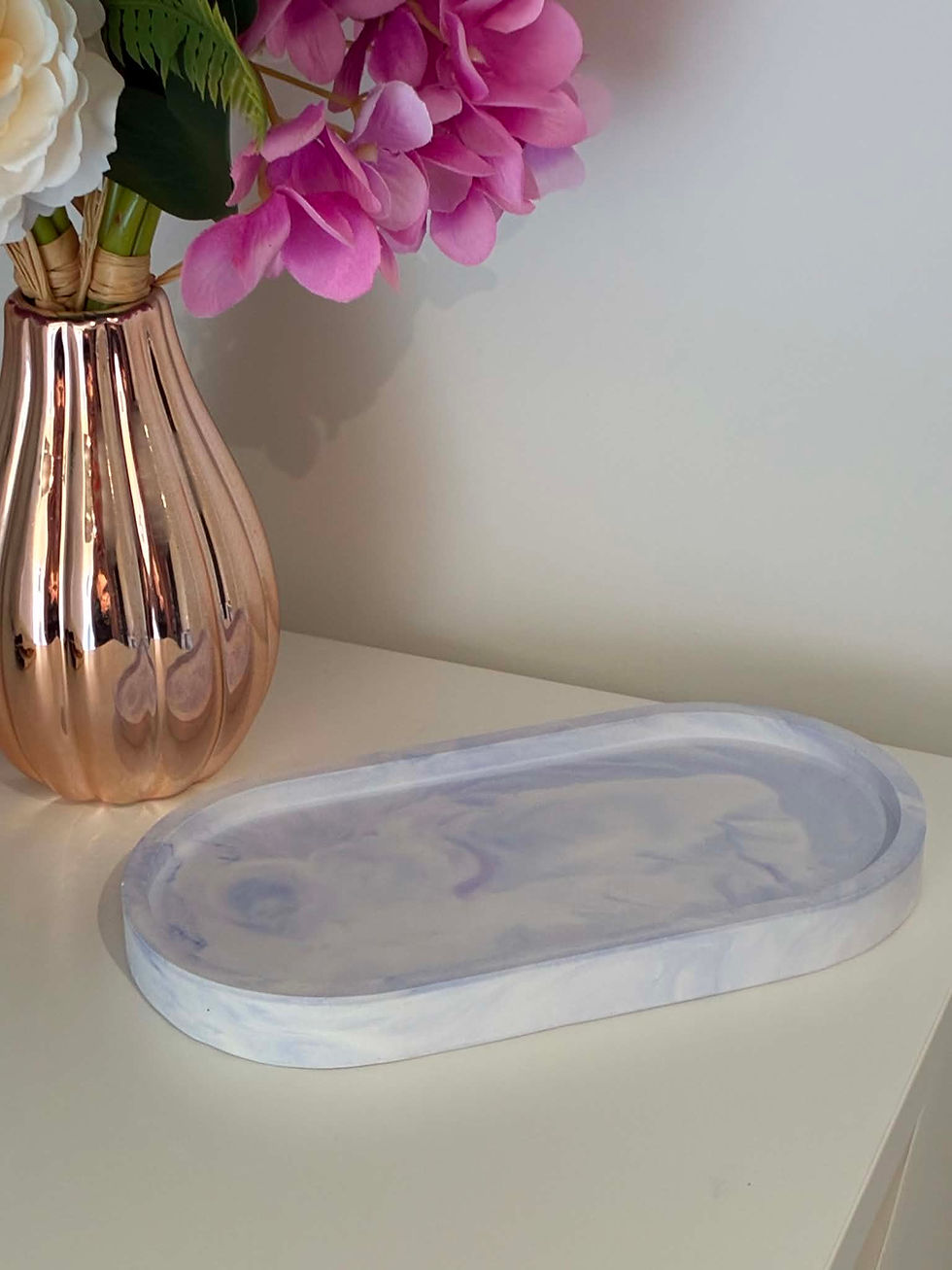 Miniature : Plateau "Alma" bleu violet