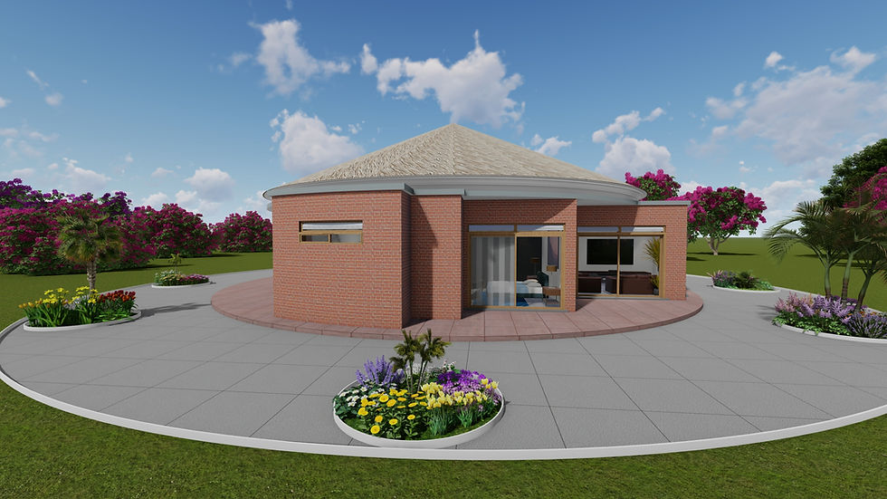 Fula Back Elevation Render