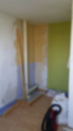 mise à nue des murs