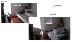 Chambre "AVANT" et "APRÈS"