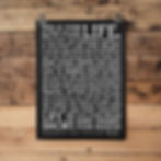 Holstee Manifesto Poster Black