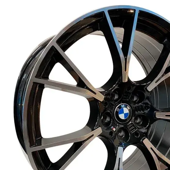 Miniatura: Jogo Roda BMW M5 Aro 20 - Preta Diamantada - 5X120