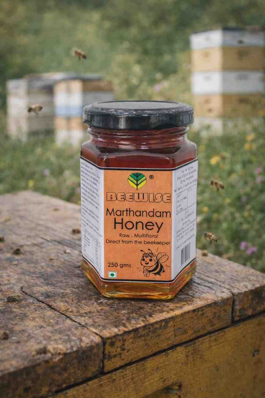 BeeWise 1/4 Kg Marthandam Honey