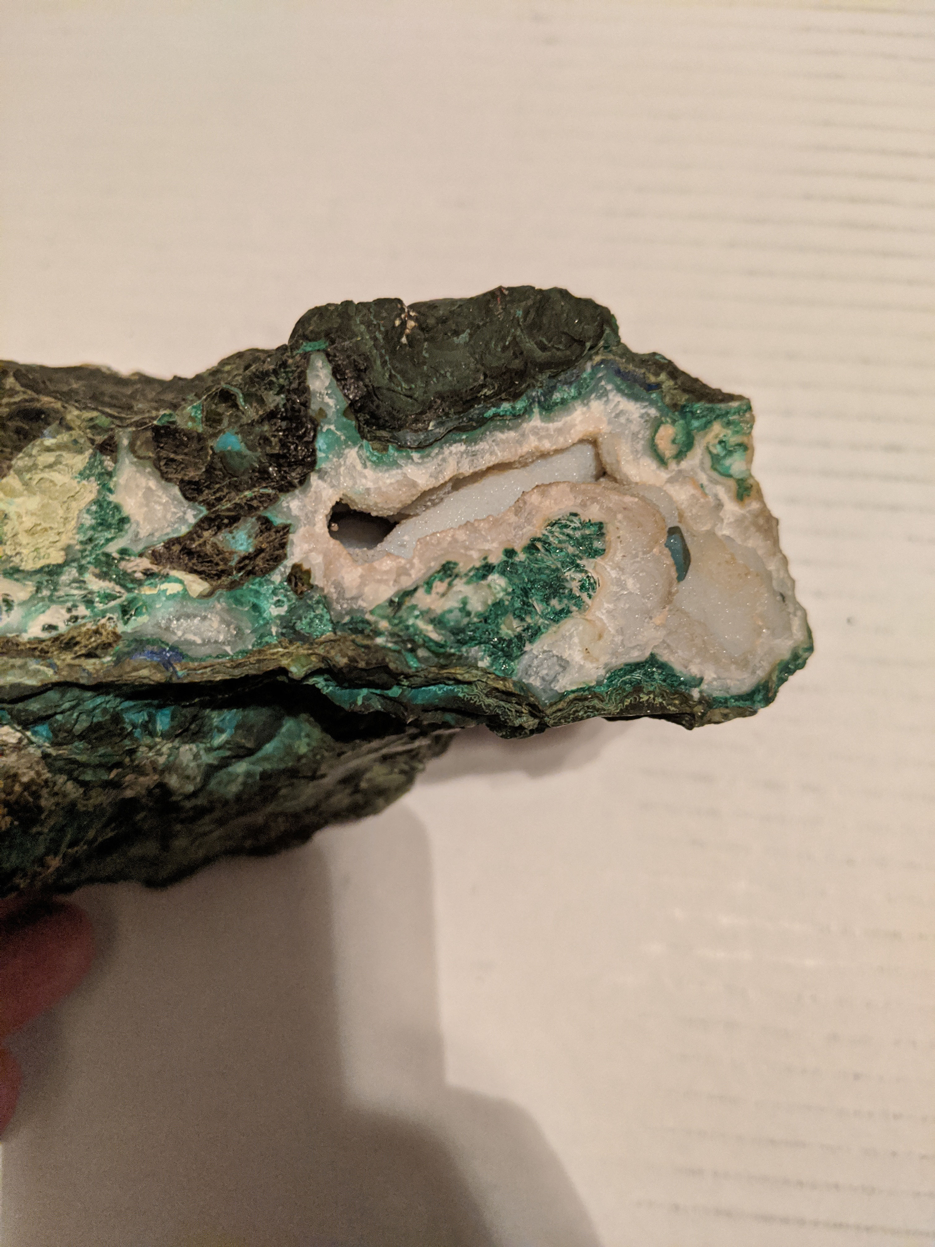 Ray Mine , AZ Gem Silica Chrysocolla #1454