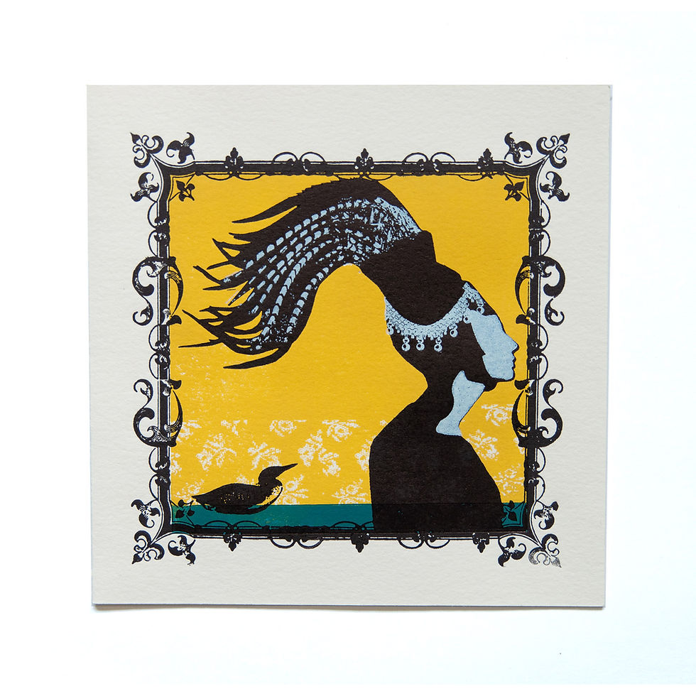 Thumbnail: Swan & Loon Letterpress Cards