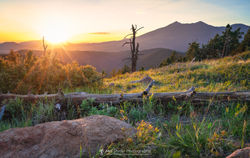 top of Mt E Sunset