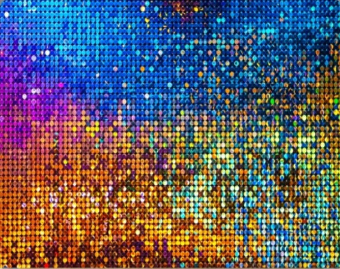 colorful sequins