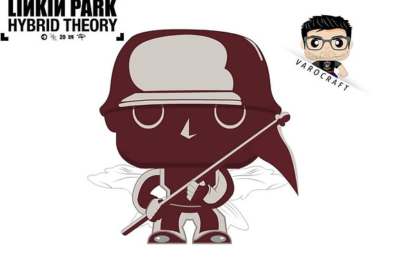 Mini papercraft linkin park