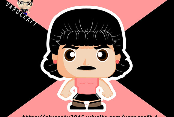 Mini papercraft queen