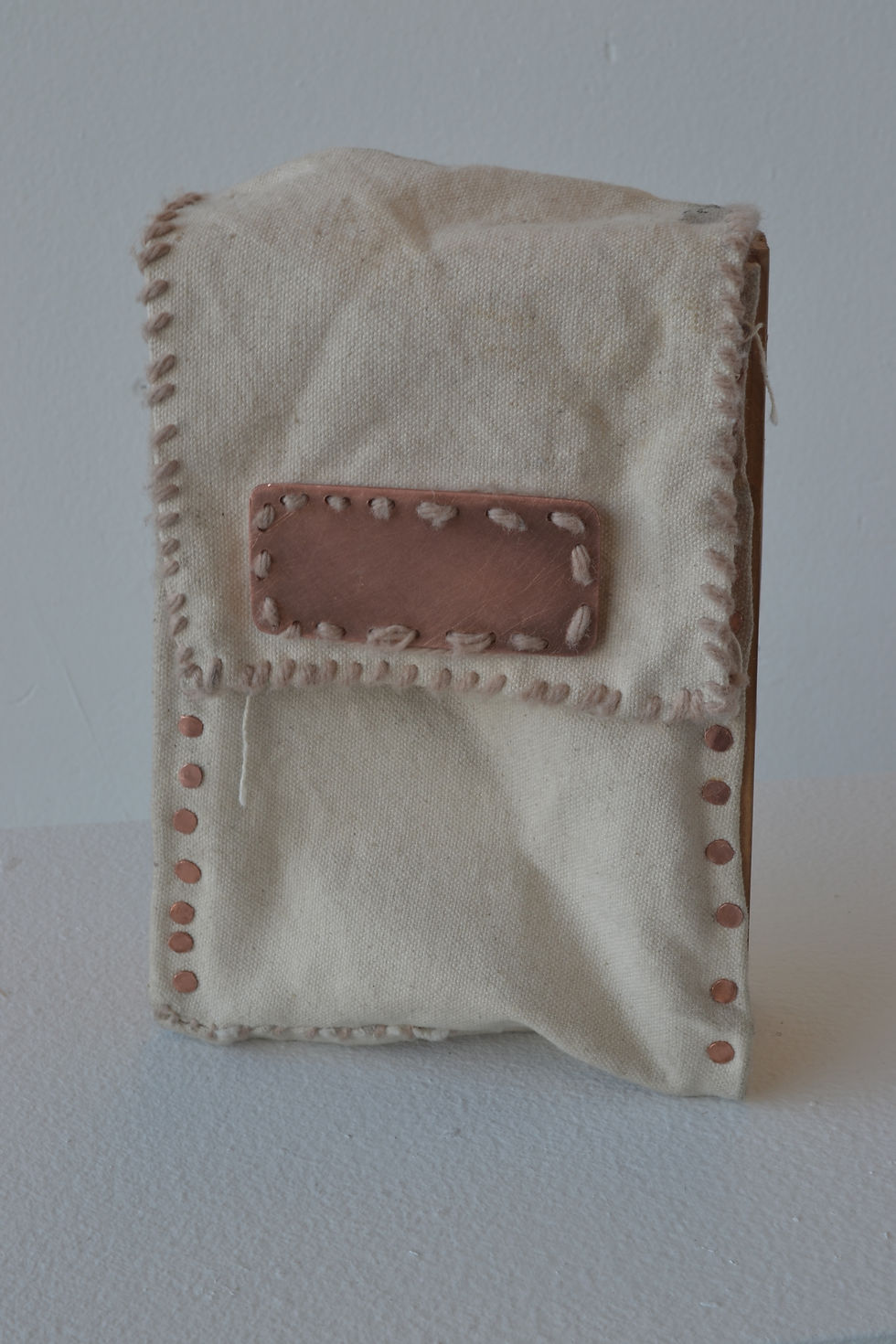 Copper, canvas, wood