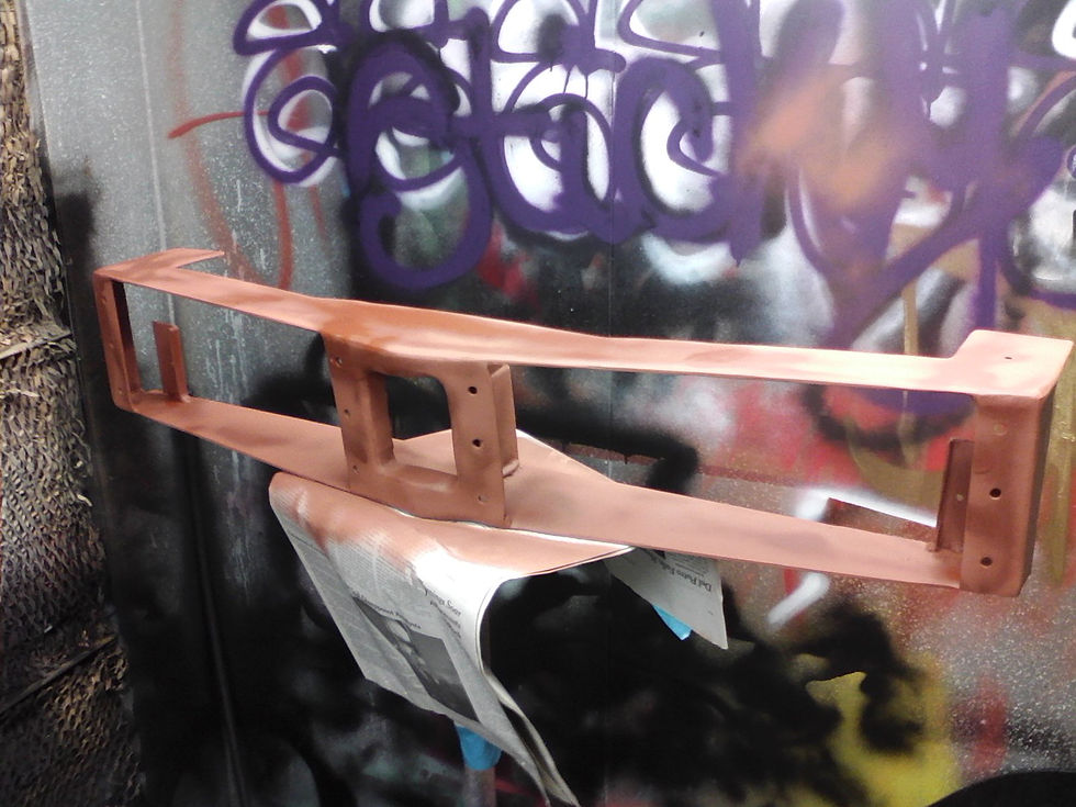 Olds grill getting primed