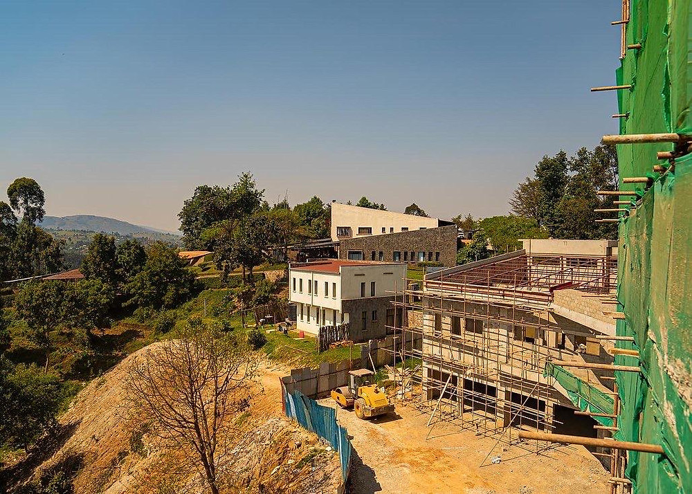 The Butaro District Hospital expansion project will improve access to cancer care in the region and beyond. Photo by Pacifique Mugemana / Partners In Health.