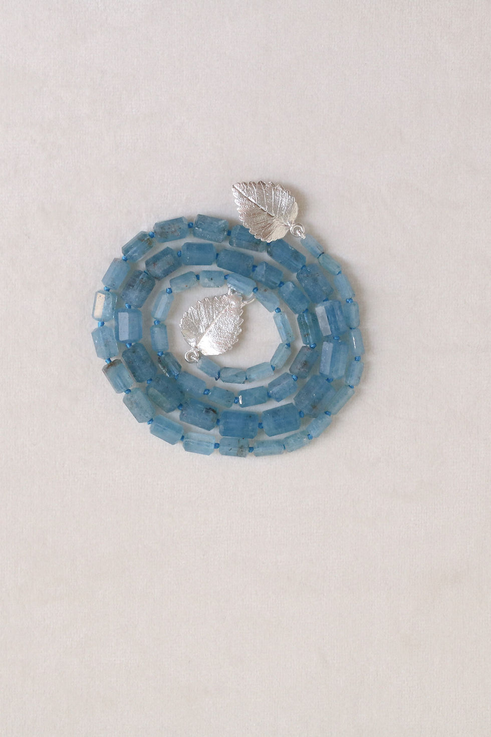 Miniatura: Collar de aguamarinas azul Mykonos MINCONISALA