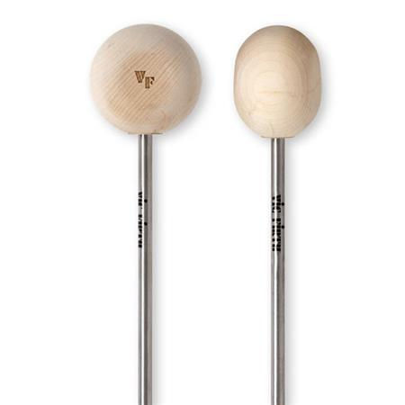 Hard Maple Wood Bass Drum Beater, Radial Head : Vic Firth