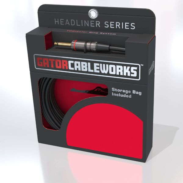 10ft Strt to Strt Quiet Instrument Cable : Gator