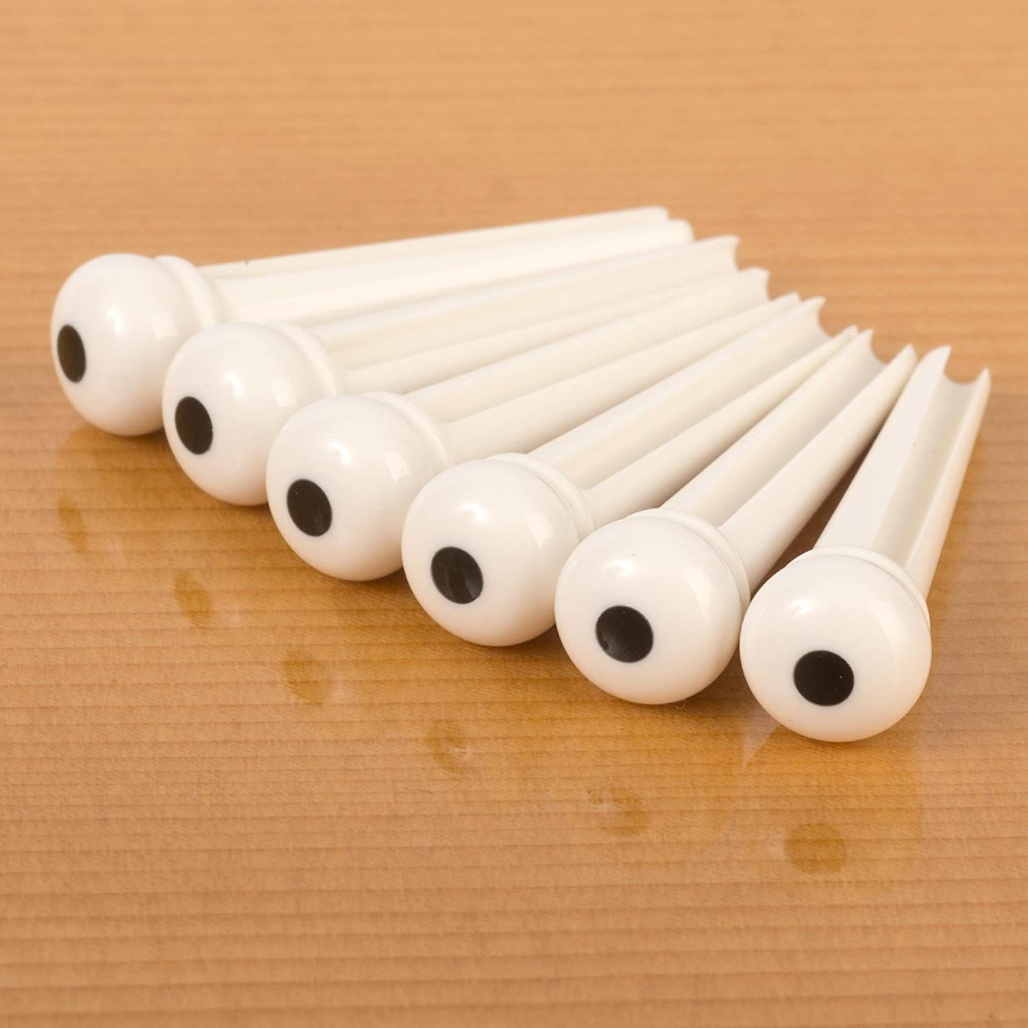 White Bridge Pin With Dot : MISC