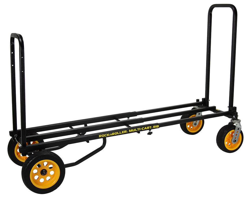 R18RT Multi-Cart 8-in-1 Equipment Transporter Cart : Rock N Roller