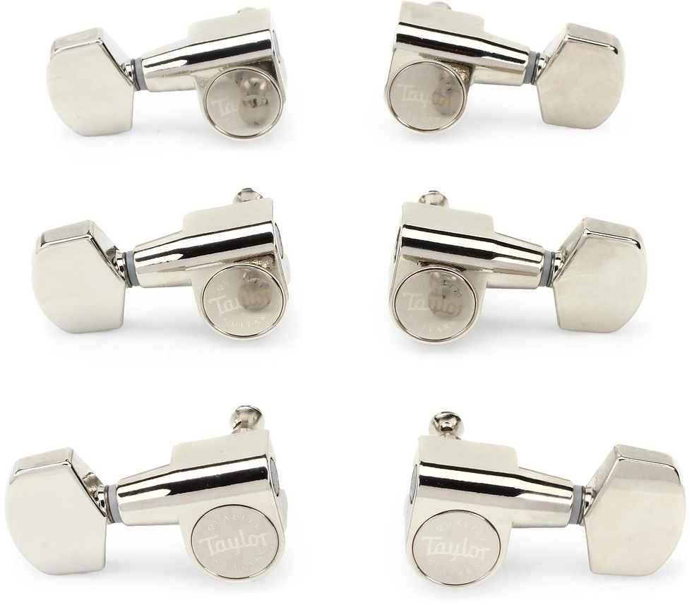 6-string Guitar Tuners 1:18 Ratio - Polished Nickel : Taylor