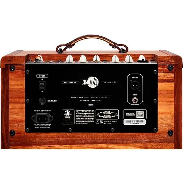 Thumbnail: AV150-10-KOA Circa 74 AV150-10 Amp with Stand Select Koa : Taylor