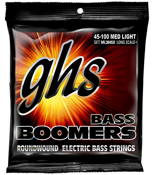 M3045 Boomers Long Scale Plus Medium Light Bass Strings : GHS
