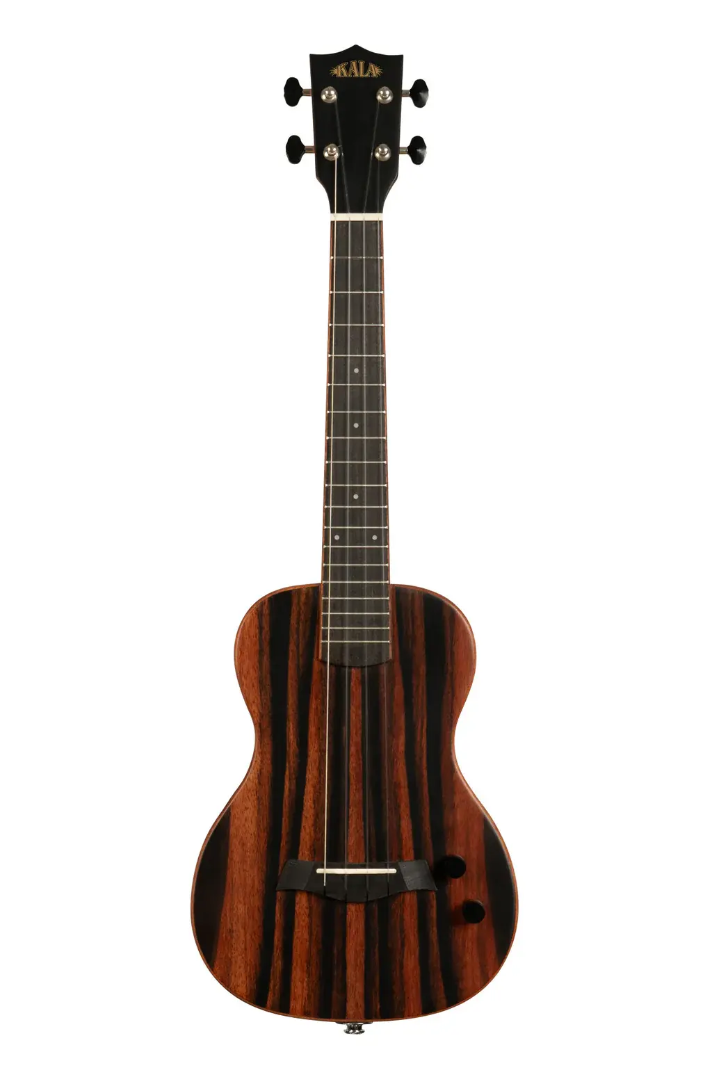 KA-SB-EBY-T Solid Body Electric Striped Ebony Tenor Ukulele : Kala
