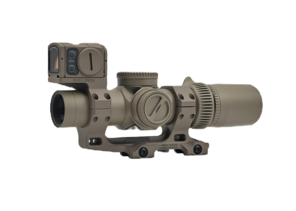 EvolutionGear AMG 1-10X24mm FFP scope w/ ACRO combo Cerekoted