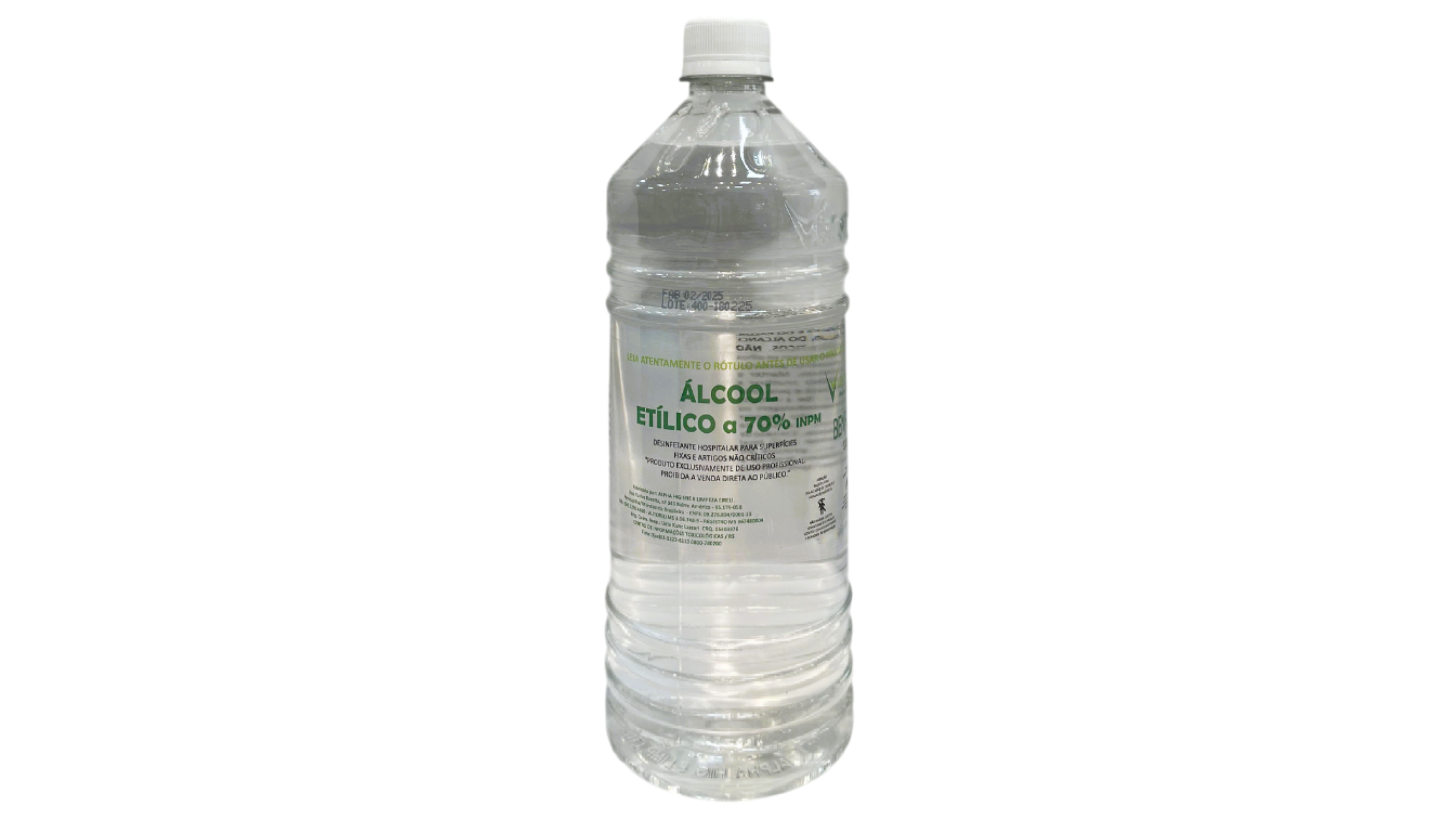 ÁLCOOL ETÍLICO LIQUIDO A 70%