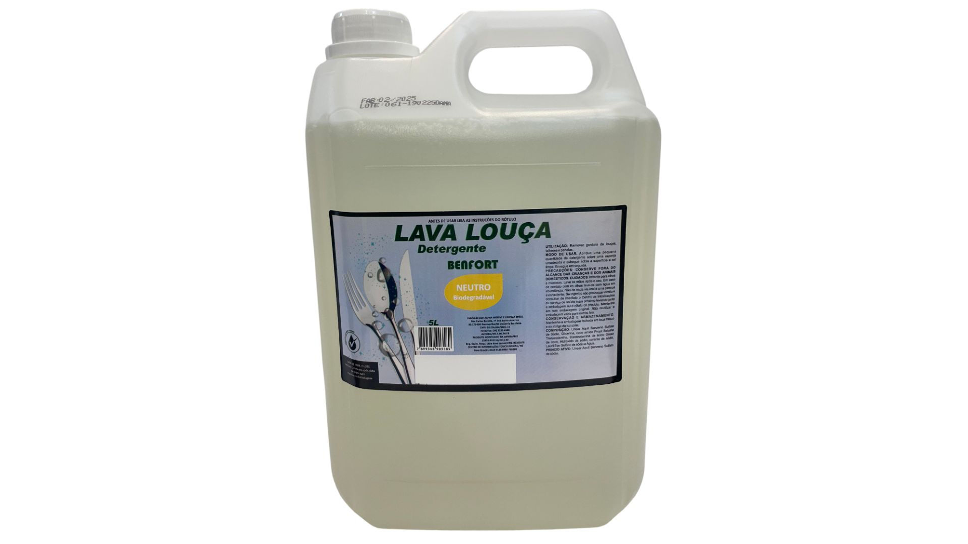 DETERGENTE LAVA LOUÇAS NEUTRO